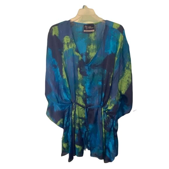 Catherines Exclusive Added Dimensions Sleepwear Robe One Plus Size Poolside - Picture 1 of 7